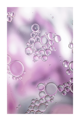 Purple Bubble Poster