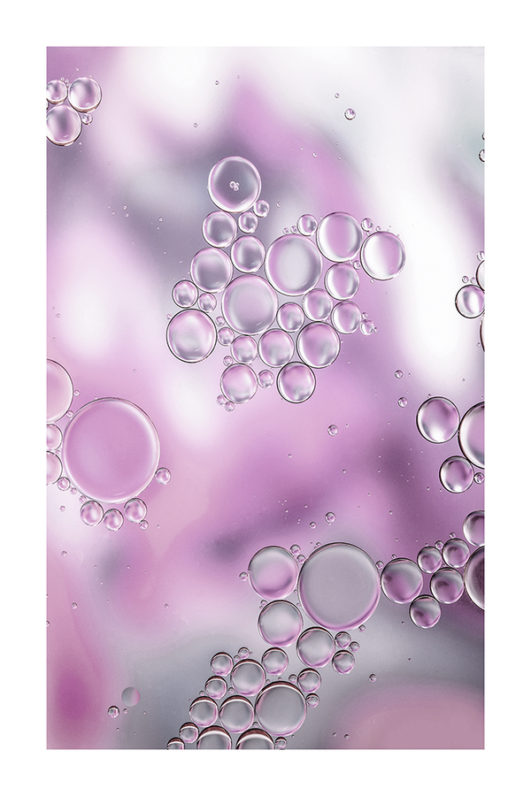 Purple Bubble Poster