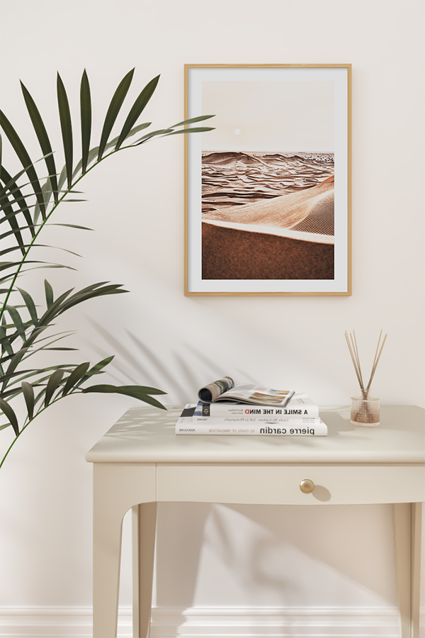 Desert at Sunset Poster