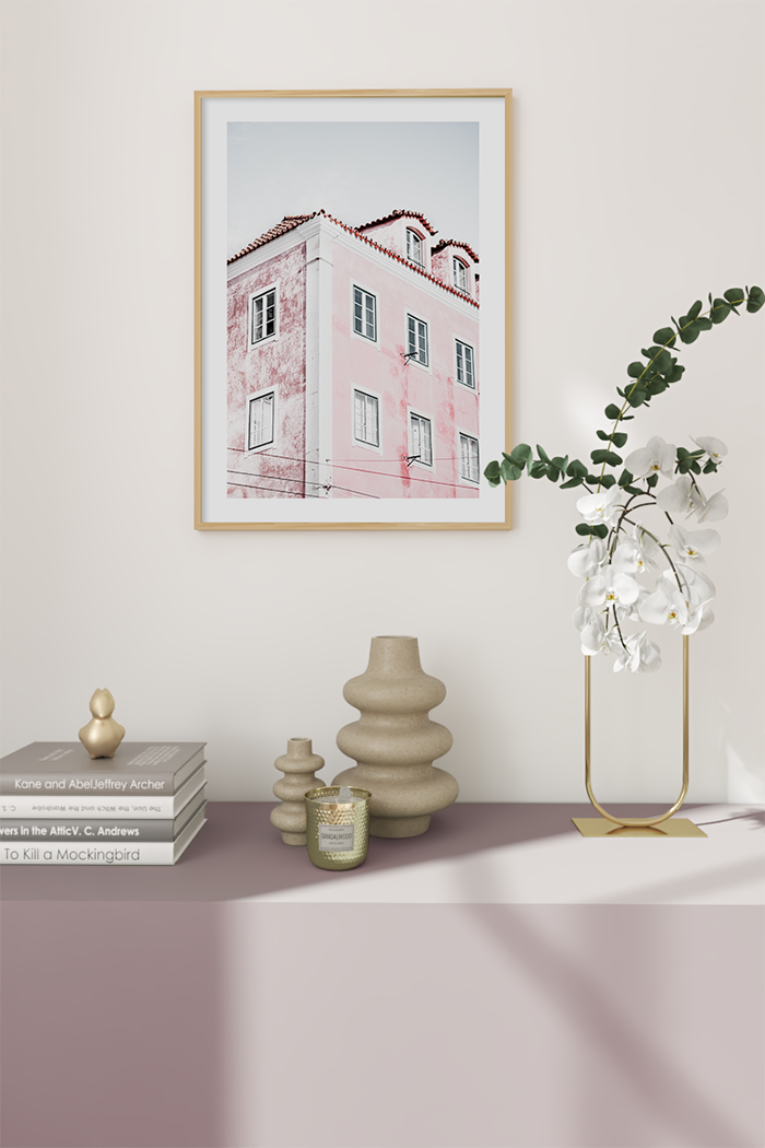 Pink House Poster