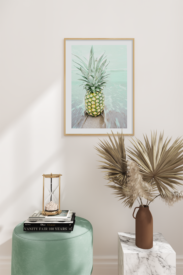 Beach Pineapple Poster