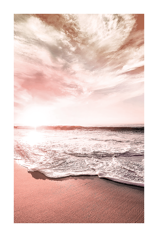 Sunrise Seashore Poster