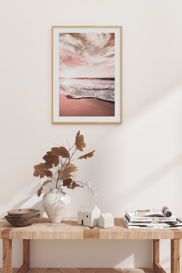 Sunrise Seashore Poster