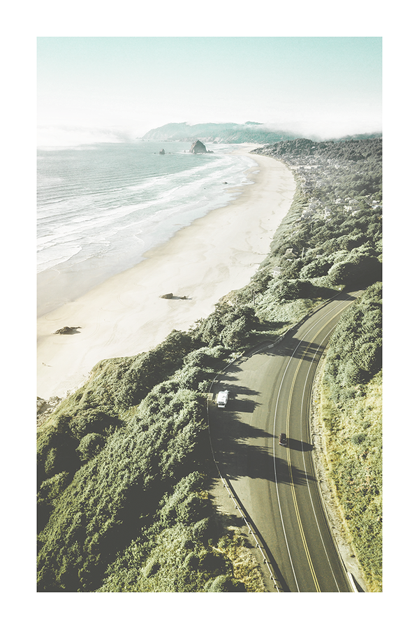 Seaside Road Poster