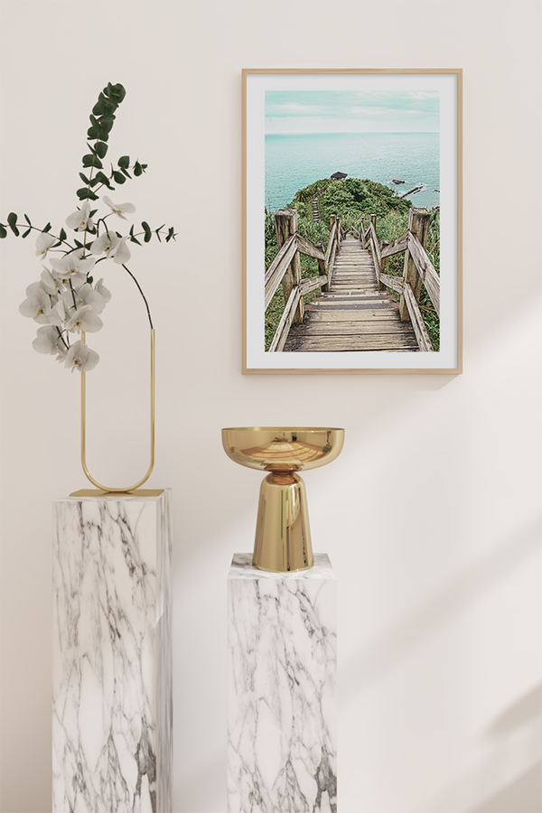 Wooden Bridge Close Up Poster