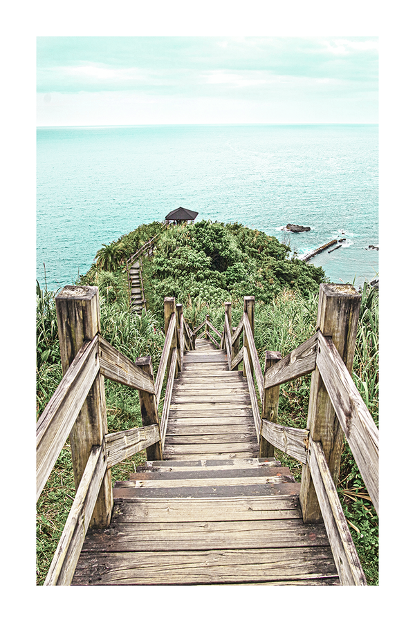 Wooden Bridge Close Up Poster