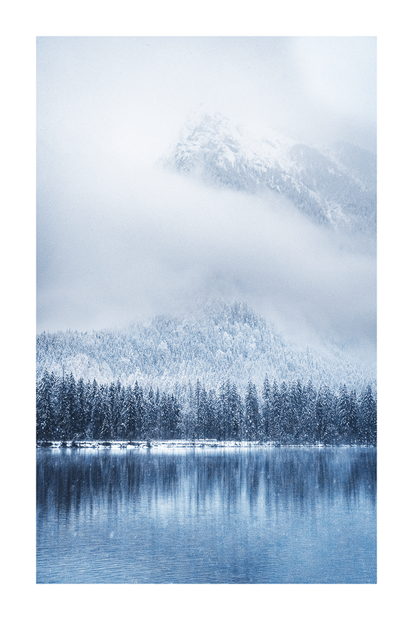 Snowy Mountain Poster