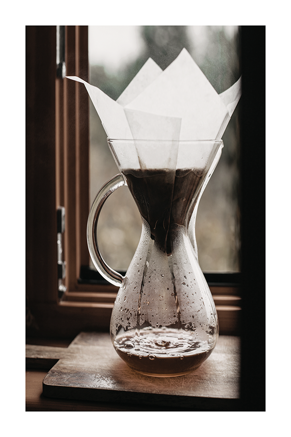 Glass Drip Filter Poster