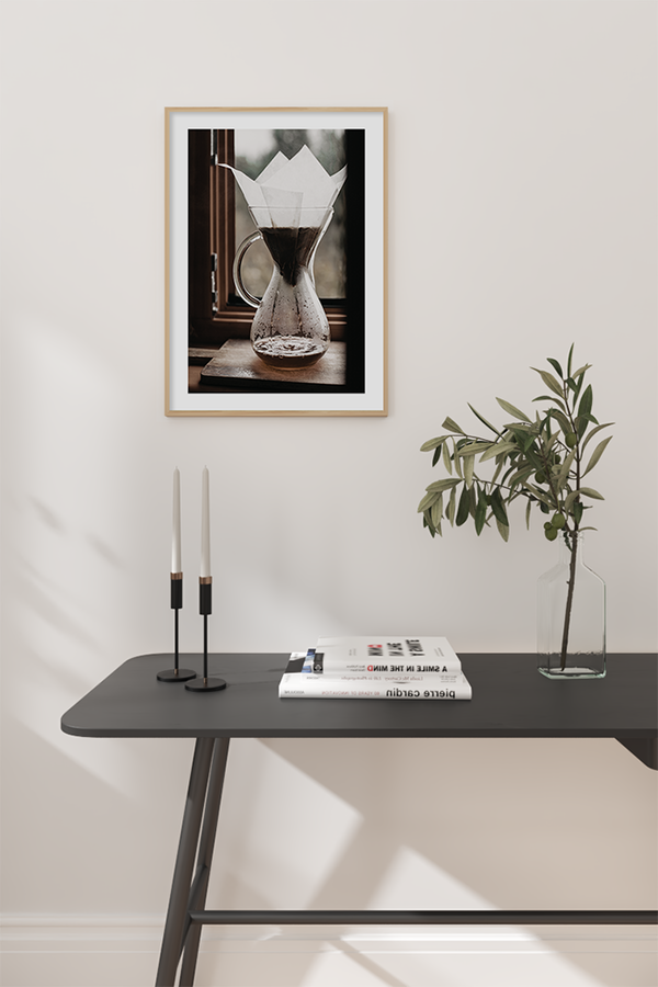 Glass Drip Filter Poster