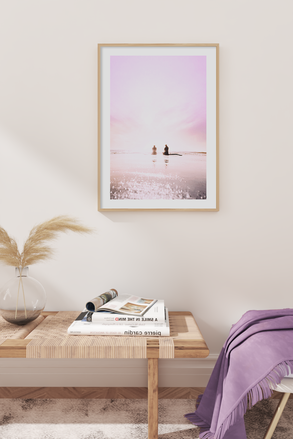 Meditation in the Beach Poster