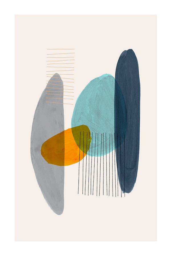 Abstract Shapes Poster No.2