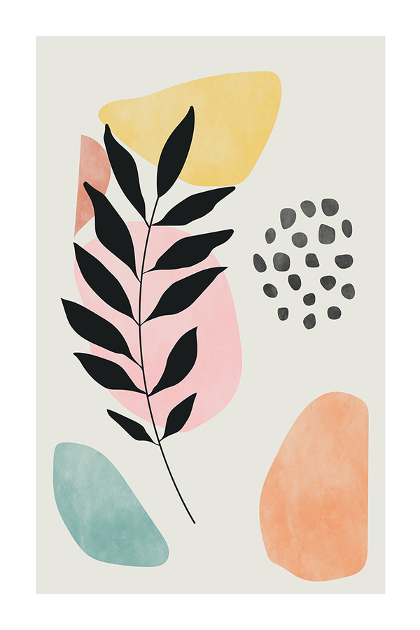 Pastel Botanical Illustration Art No.3