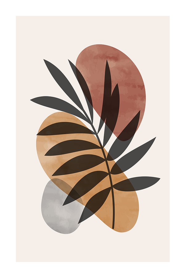 Abstract Leaf Art Print