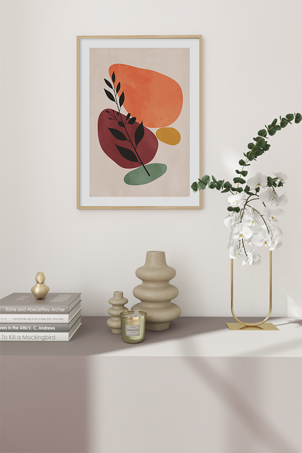 Botanical Shapes Poster