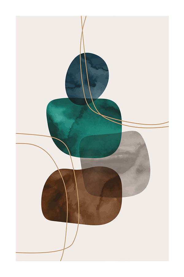 Abstract Shapes Poster