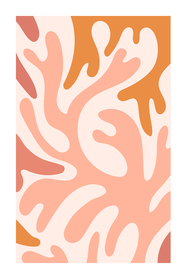 Orange Pinky Illustration Art