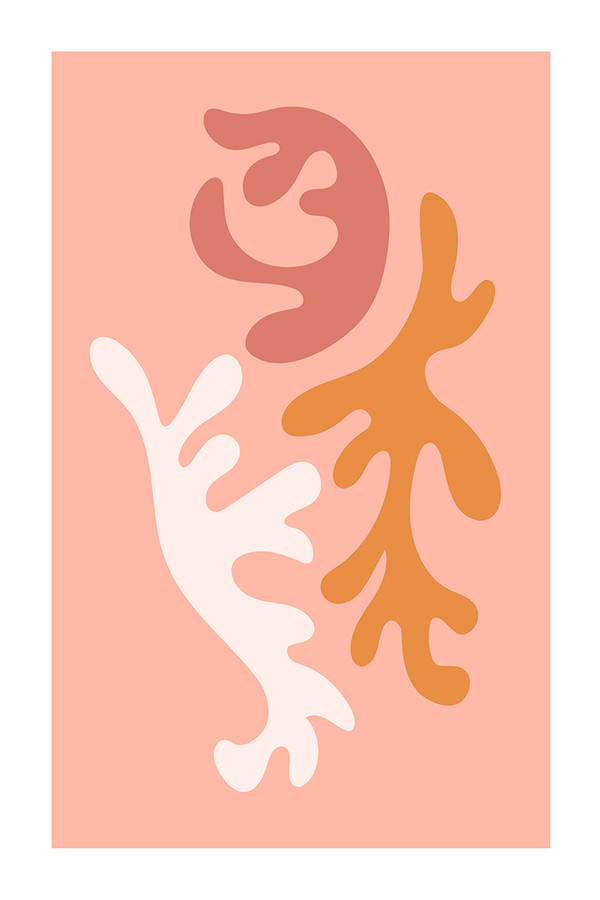 Orange Pinky Illustration Art No.2