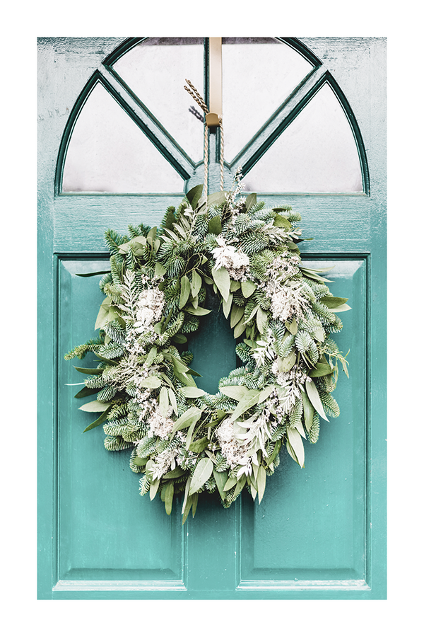 Leaf Wreath Poster