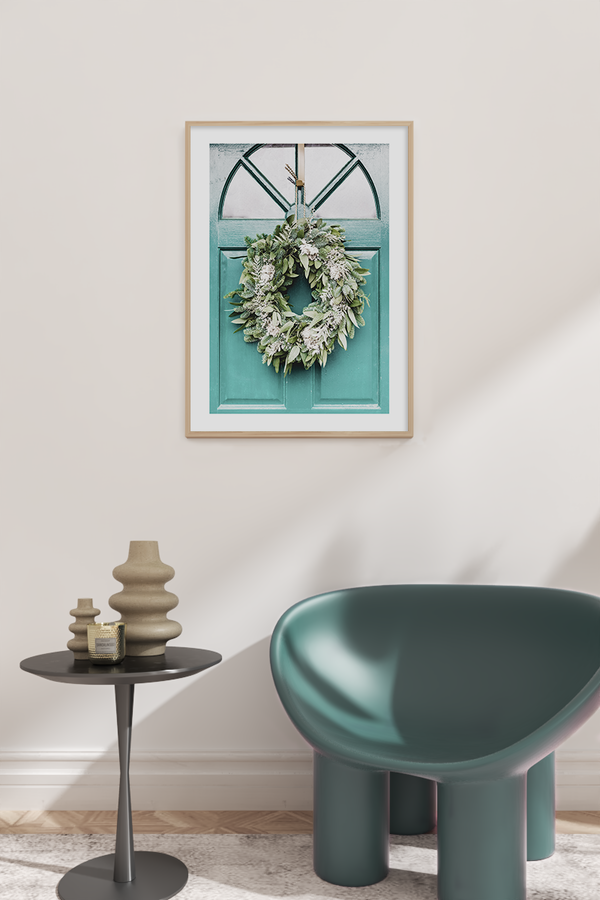 Leaf Wreath Poster