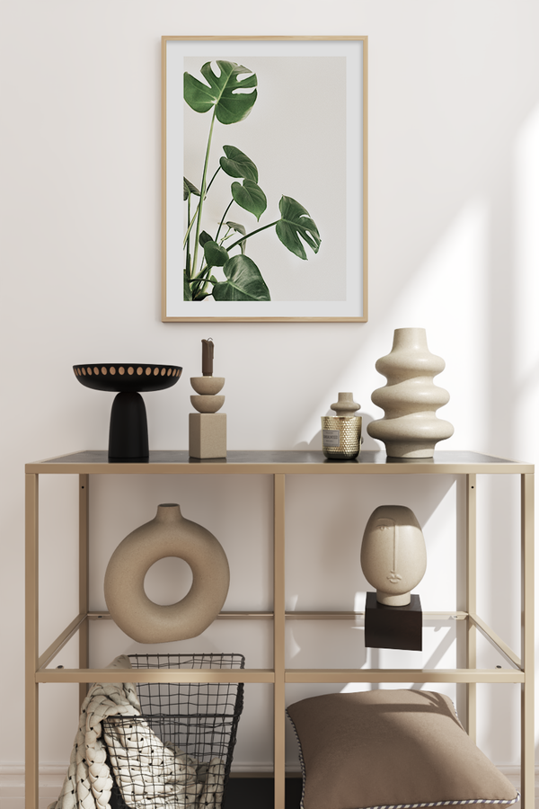 Green Monstera Poster