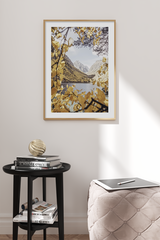 Glimpse of Autumn Valley Poster