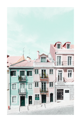 Pastel Building Poster