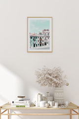 Pastel Building Poster