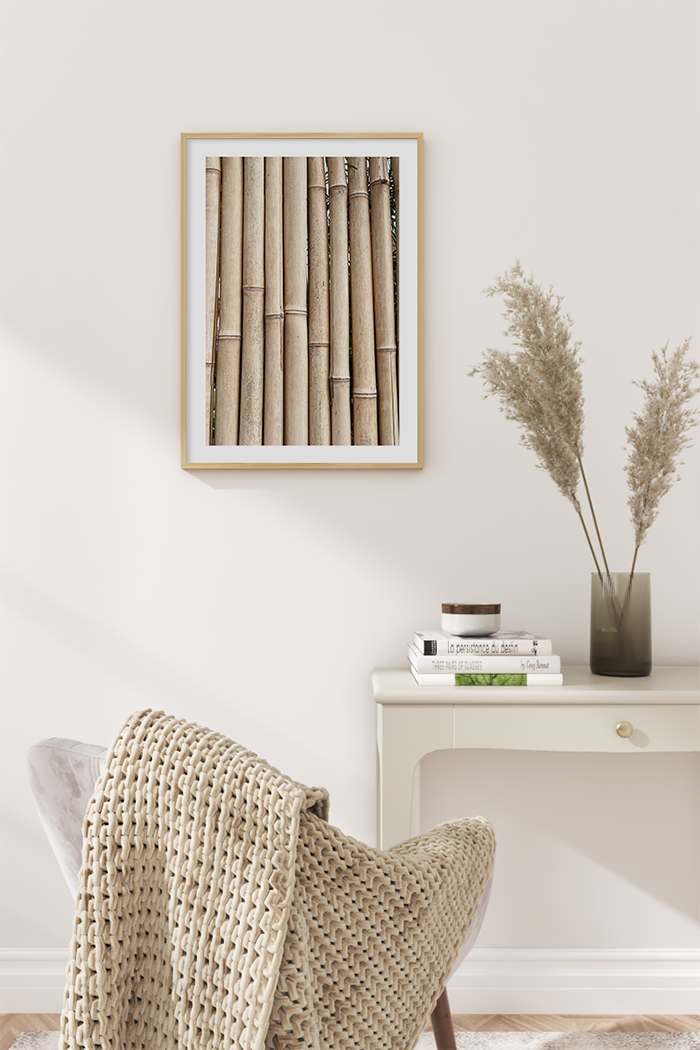 Dry Bamboo Poster