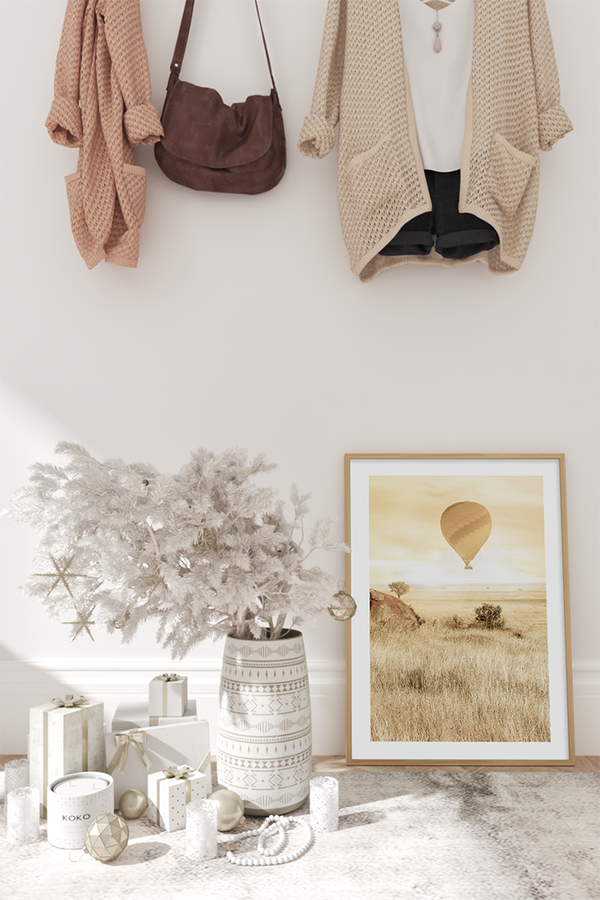 Floating Hot Air Balloon Poster No.2