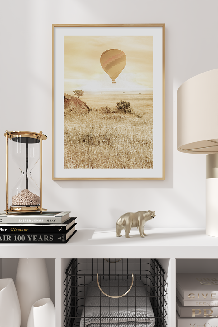 Floating Hot Air Balloon Poster No.2