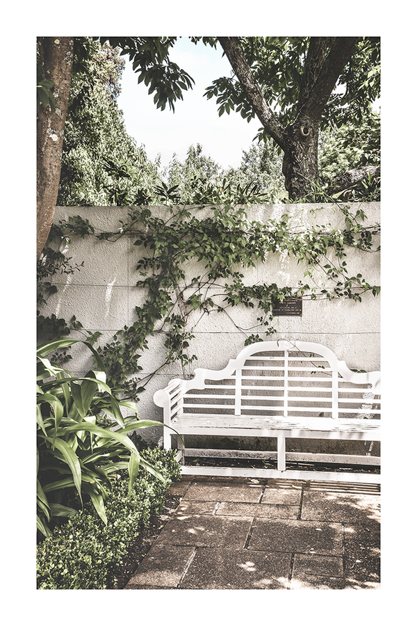 Garden Bench Poster