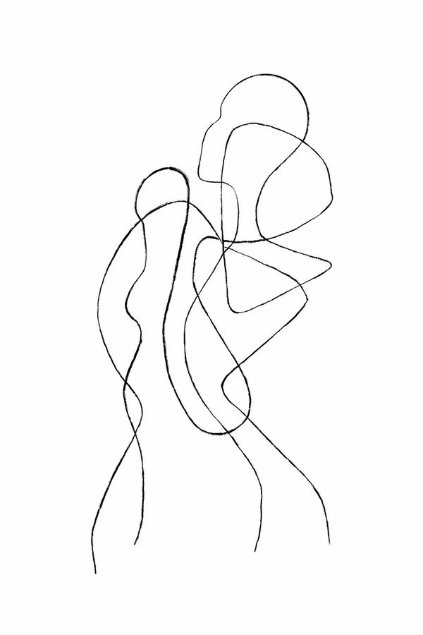 Nude Line Art Print