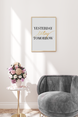 Yesterday Now Tomorrow Poster