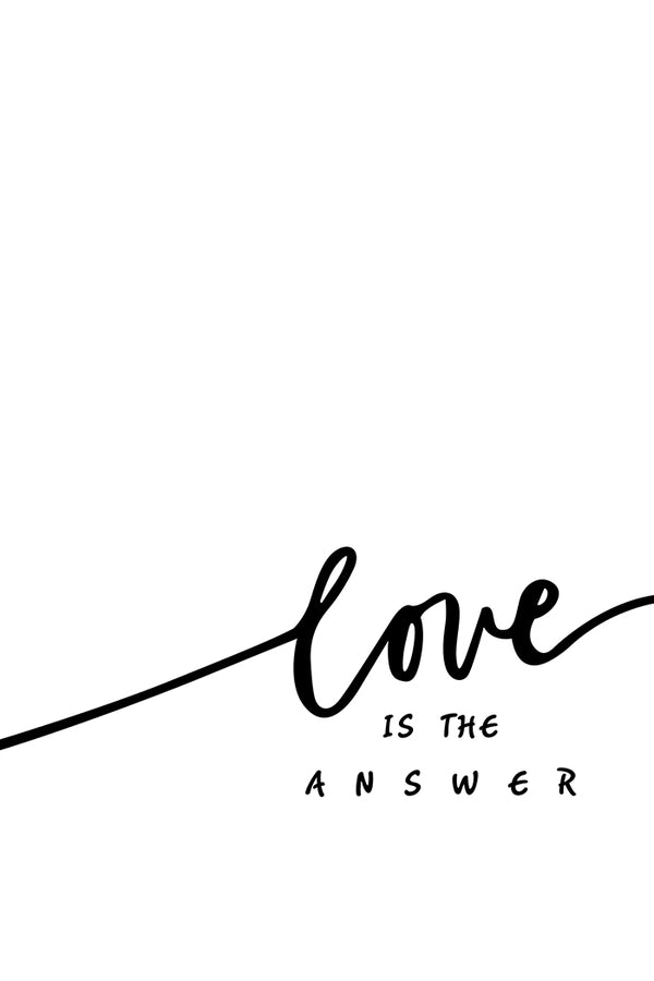 Love is the Answer Poster