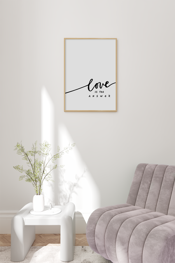 Love is the Answer Poster