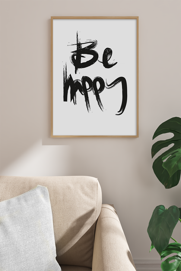 Be Happy Poster