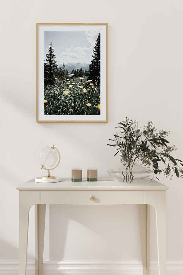 Summer Wild Flowers Poster