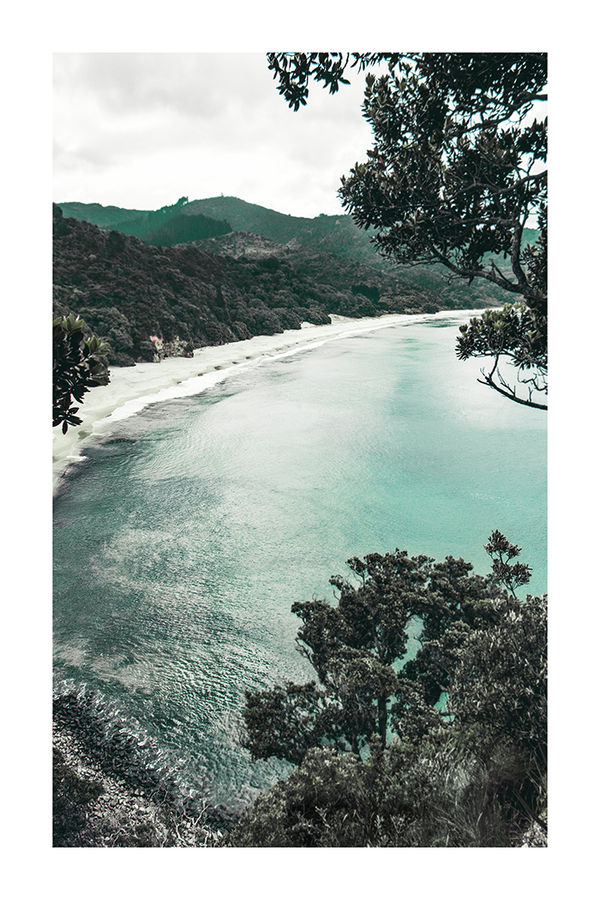 Seashore Landscape Poster