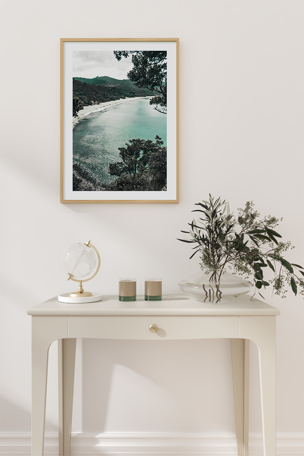 Seashore Landscape Poster