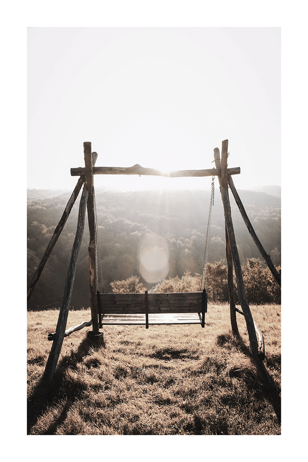 Swing Bench Poster