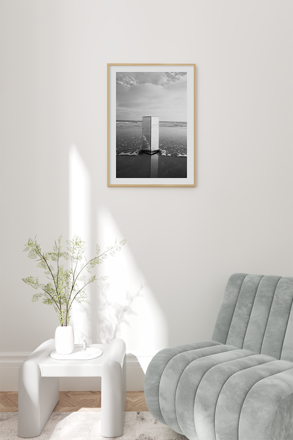 Beachside Monolith Poster