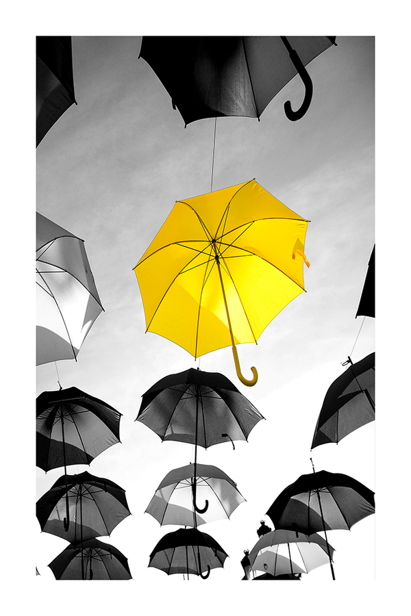 Umbrellas Poster