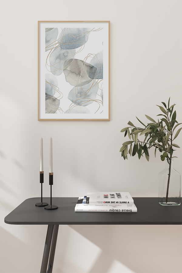 Watercolor Circles Poster