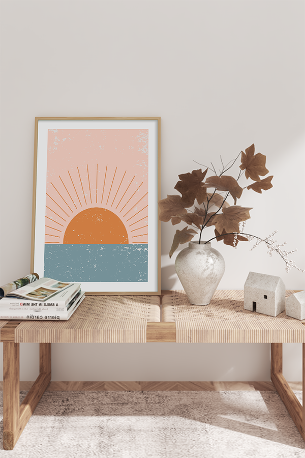 Boho Sunrise Poster