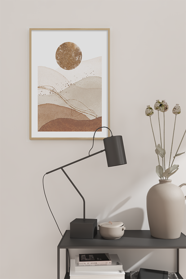 Boho Scenery Poster