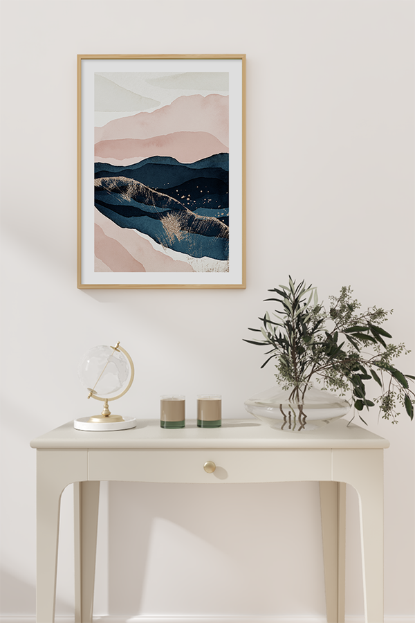 Watercolor Landscape Poster