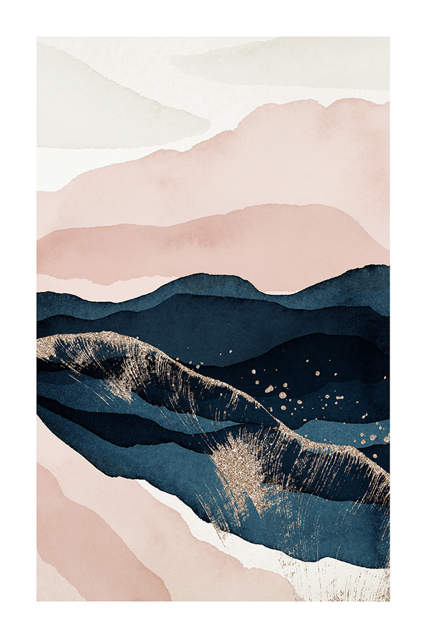 Watercolor Landscape Poster