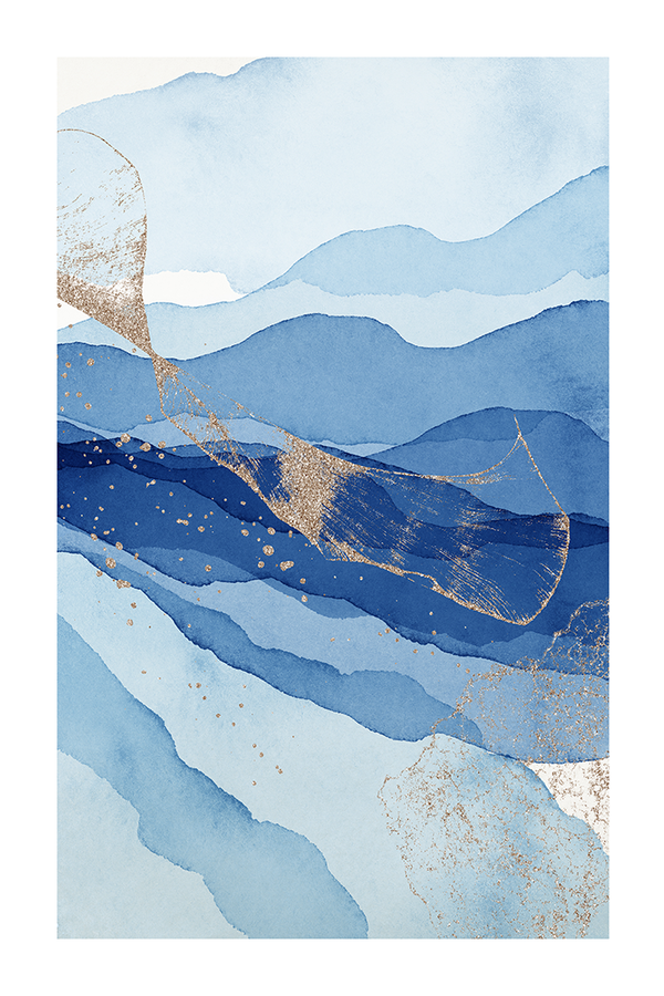 Mountain Watercolor Poster