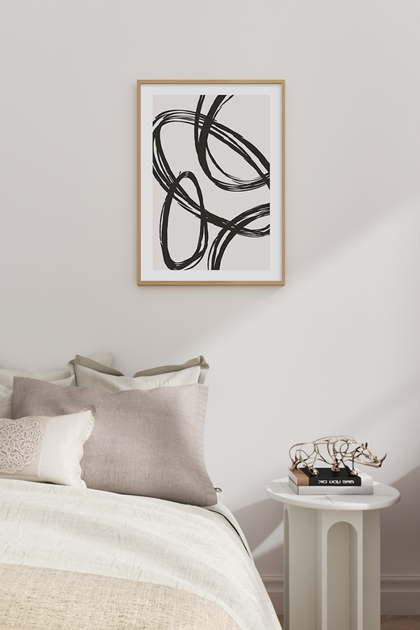 Drawing Circle Art Print No.3