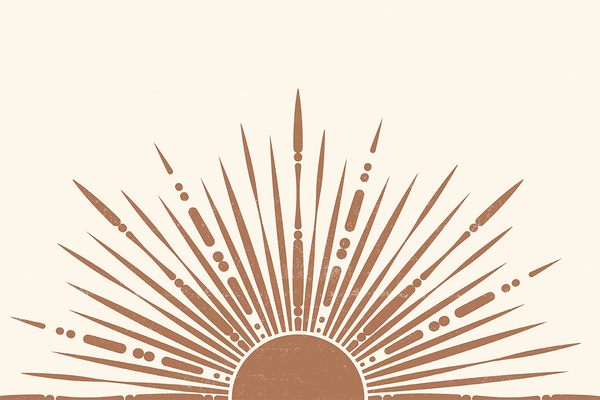 Art Boho Sun Poster